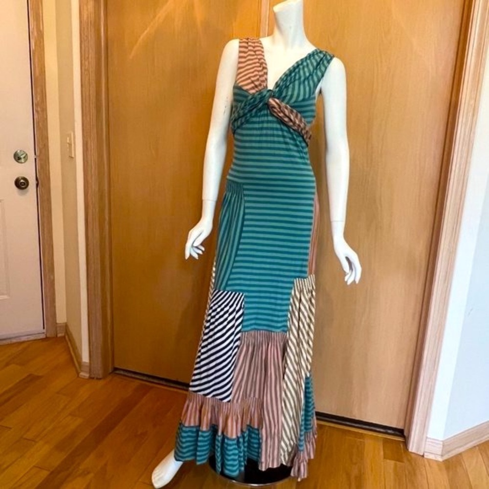 NWT Marc Jacobs Draped Knit Patchwork Dress - Picture 2 of 8